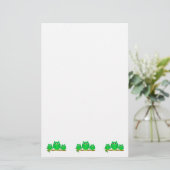 Groene Uilen Ontwerp Briefpapier (Staand voorkant)
