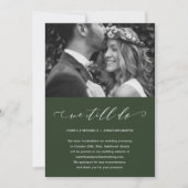 Groene uitstel van de bruiloft We doen het nog ste Aankondiging (Voorkant)