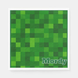 Groene upsherin servet