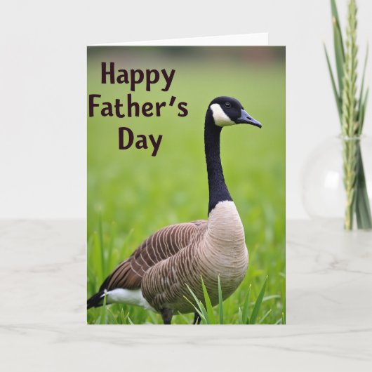 Groene Vaderdag Watervogels Kaart (Voorkant)