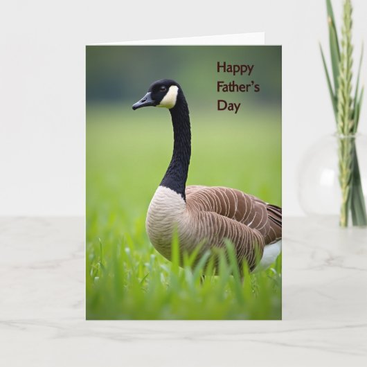 Groene vadersdag vogel kaart (Voorkant)