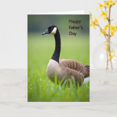 Groene vadersdag vogel kaart (Gele Bloem)