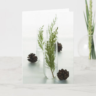 Groene Vakantie Feestdagen Kaart