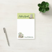 Groene vakantie-kabouter schrijfblok post-it® notes (Kantoor)