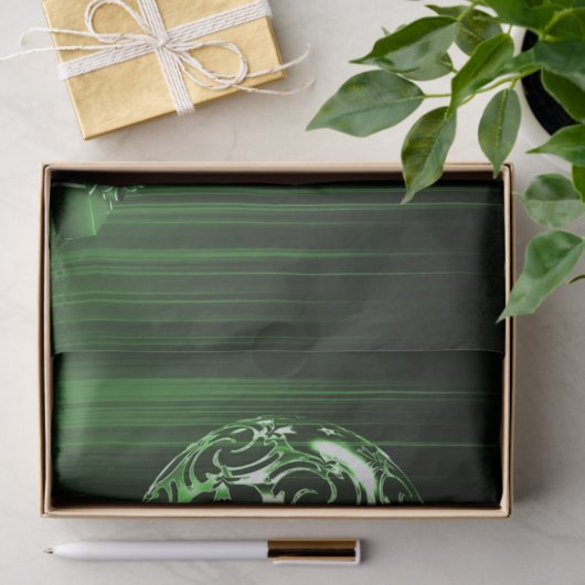 Groene vakantie kerst ornament weefsel papier (Geschenk)