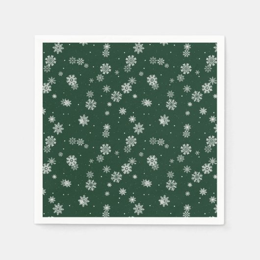 Groene vakantie servet (Voorkant)