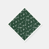 Groene vakantie servet (Hoek)