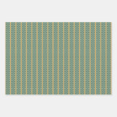 Groene vakantiethema inpakpapier vel (Voorkant)
