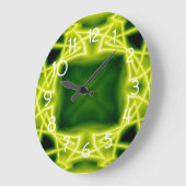 Groene vakken grote klok (Hoek)