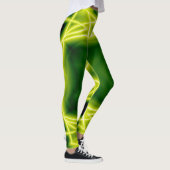 Groene vakken leggings (Rechts)