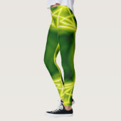 Groene vakken leggings (Links)