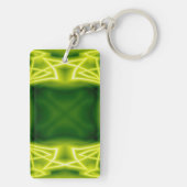 Groene vakken sleutelhanger (achterkant)