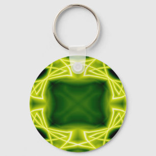 Groene vakken sleutelhanger