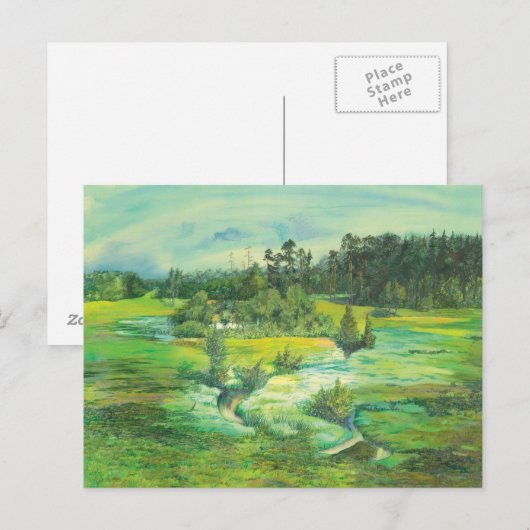 groene vallei briefkaart (Voorkant / Achterkant)