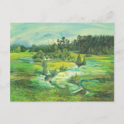 groene vallei briefkaart (Voorkant)