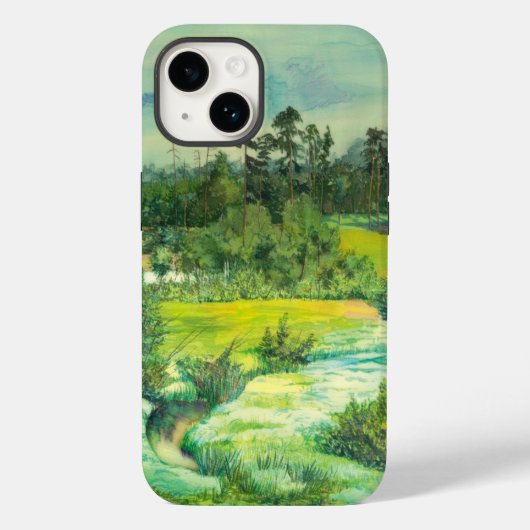groene vallei Case-Mate iPhone case (Achterkant)