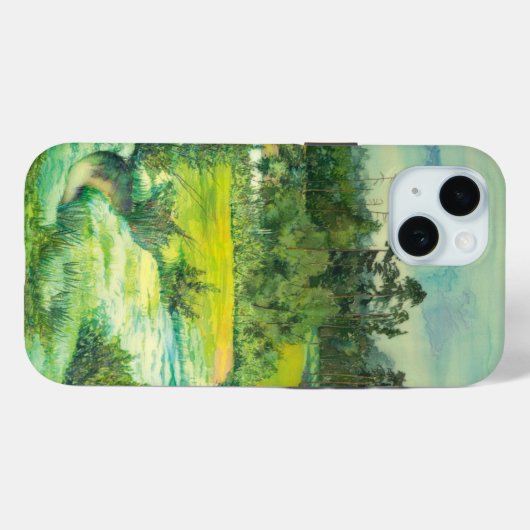 groene vallei Case-Mate iPhone case (Achterkant (horizontaal))