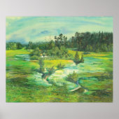 groene vallei poster (Voorkant)