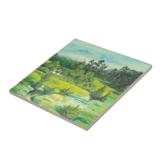 groene vallei tegeltje (Zijkant)