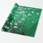 Groene Van Gogh Amandelbloesems Cadeaupapier<br><div class="desc">Vincent Van Gogh Almond Blossom Artist: Vincent Van Gogh Title: Almond Blossom Gewijzigd door 2zoete4wordsDesign / PureVintageLove wrapping paper,  cadeaubonnen,  cadeaubonpapier,  tissuepapier,  elegant,  impressionisme,  Vincent Van Gogh,  Van Gogh,  Almond Blossom,  bloemen,  bloem.</div>