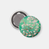 Groene Van Gogh Amandelbloesems Magneet (Voorkant / Achterkant)