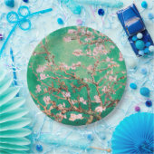 Groene Van Gogh Amandelbloesems Papieren Bordje (Feest)