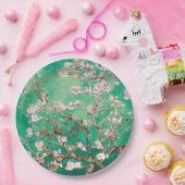 Groene Van Gogh Amandelbloesems Papieren Bordje (Feest)