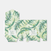 Groene varen bruiloft gunst dozen bedankdoosjes (Uitgevouwen)
