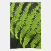 Groene varen theedoek (Verticaal)