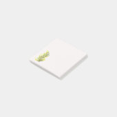 Groene varenblad plant kunst post-it® notes (Schuin)