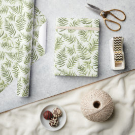 Groene Varens Cadeaupapier