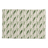 Groene varens herhalen oppervlaktepatroon kussensloop (Achterkant)