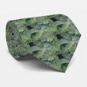 Groene Varens Stropdas (Opgerold)
