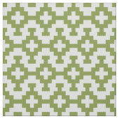 Groene variabele vierkantjes op lichtgrijs wit stof (Swatch)