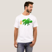 Groene vaste draak (volwassenen) t-shirt (Voorkant volledig)