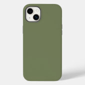 Groene, vaste kleur Case-Mate iPhone case (Achterkant)