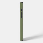 Groene, vaste kleur Case-Mate iPhone case (Achterkant / Links)