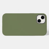 Groene, vaste kleur Case-Mate iPhone case (Achterkant (horizontaal))