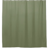 Groene, vaste kleur douchegordijn (Voorkant)