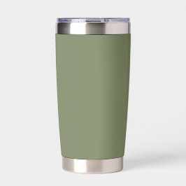 Groene, vaste kleur geïsoleerde drinkbeker