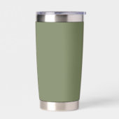 Groene, vaste kleur geïsoleerde drinkbeker (Links)
