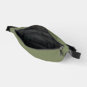 Groene, vaste kleur heuptasje (Open)