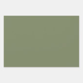 Groene, vaste kleur inpakpapier vel (Voorkant 2)
