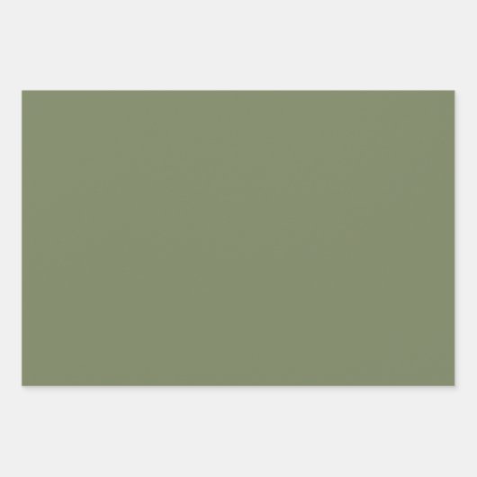 Groene, vaste kleur inpakpapier vel (Voorkant 2)