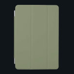 Groene, vaste kleur iPad mini cover<br><div class="desc">Sage Green Solid Color. Een verfijnde moderne groene salie die natuurlijke elegantie uitstraalt. Deze kleur legt de essentie van een schaduwrijke bosbodem vast. Perfect voor mensen die op zoek zijn naar een rustige aardse sfeer. Deze verfijnde tint past naadloos in zowel moderne als klassieke esthetiek. Omarm de ingetogen schoonheid van...</div>