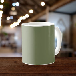 Groene, vaste kleur koffiemok