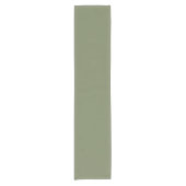 Groene, vaste kleur korte tafelloper (Voorkant)
