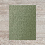 Groene, vaste kleur legpuzzel<br><div class="desc">Sage Green Solid Color. Een verfijnde moderne groene salie die natuurlijke elegantie uitstraalt. Deze kleur legt de essentie van een schaduwrijke bosbodem vast. Perfect voor mensen die op zoek zijn naar een rustige aardse sfeer. Deze verfijnde tint past naadloos in zowel moderne als klassieke esthetiek. Omarm de ingetogen schoonheid van...</div>