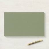 Groene, vaste kleur post-it® notes (Op bureau)