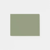 Groene, vaste kleur post-it® notes (Voorkant)